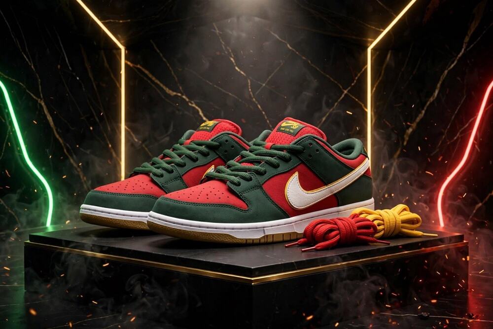 Size 12 - Nike Dunk SB Low Seattle Supersonics FZ1287-300 OG Box Extra Laces NIB